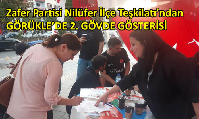 Zafer Partisi Nilüfer İlçe, emin adımlarla ‘Zafer’e doğru…