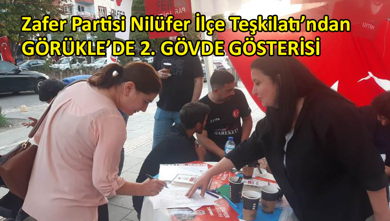 Zafer Partisi Nilüfer İlçe, emin adımlarla ‘Zafer’e doğru…