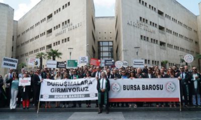 Bursa Barosu’ndan ‘Av. Servet Bakırtaş’ protestosu