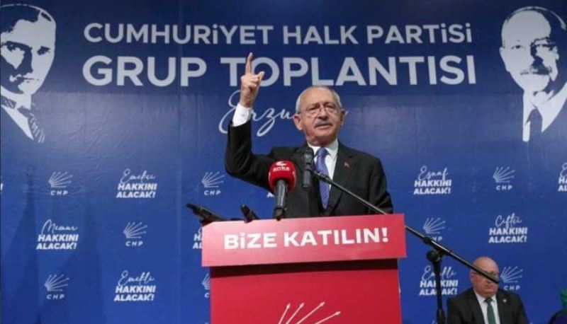 CHP lideri Kılıçdaroğlu ‘beşli çeteye’ Erzurum’dan seslendi