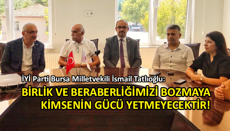İYİ Parti Bursa teşkilatlarından cemevi saldırılarına tepki