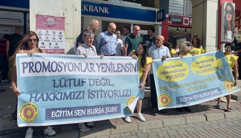Eğitim Sen Bursa Şubesi: Banka promosyonları güncellenmeli!