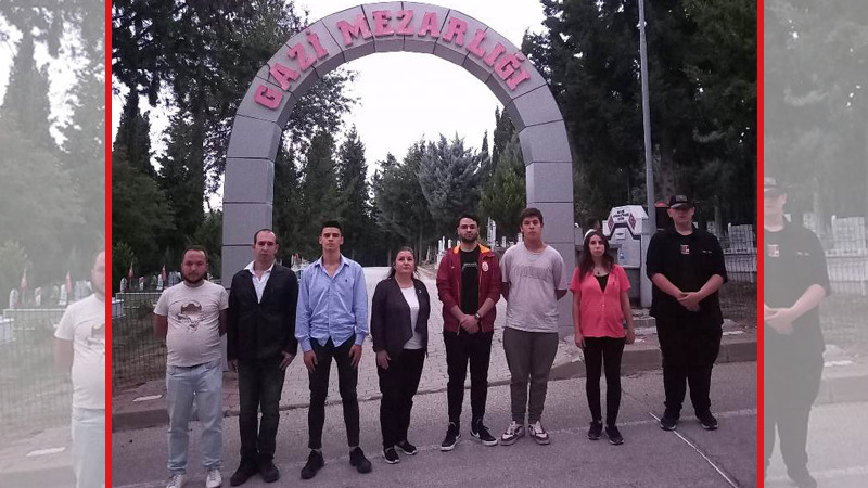 Zafer Partisi Nilüfer İlçe Yönetimi, Garnizon Şehitliği’nde…