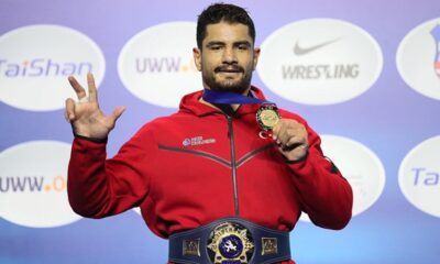 Milli Güreşçi Taha Akgül, 3. kez dünya şampiyonu oldu