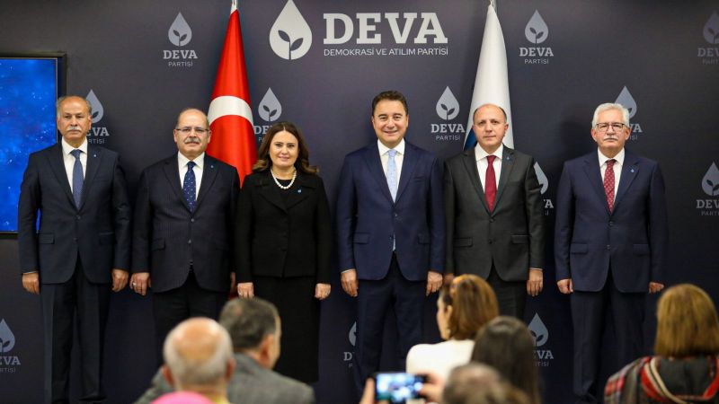 DEVA Partisi’ne üst düzey katılım…