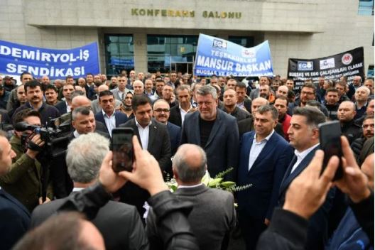 ABB’de işçilerden Mansur Yavaş’a promosyon teşekkürü