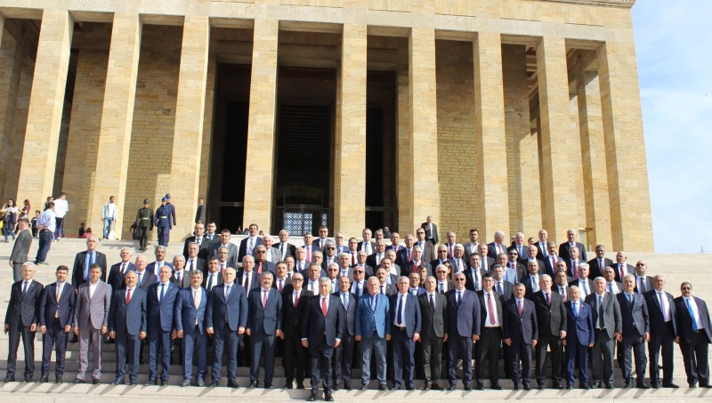 Esnaf teşkilatı Ata’nın huzuruna çıktı