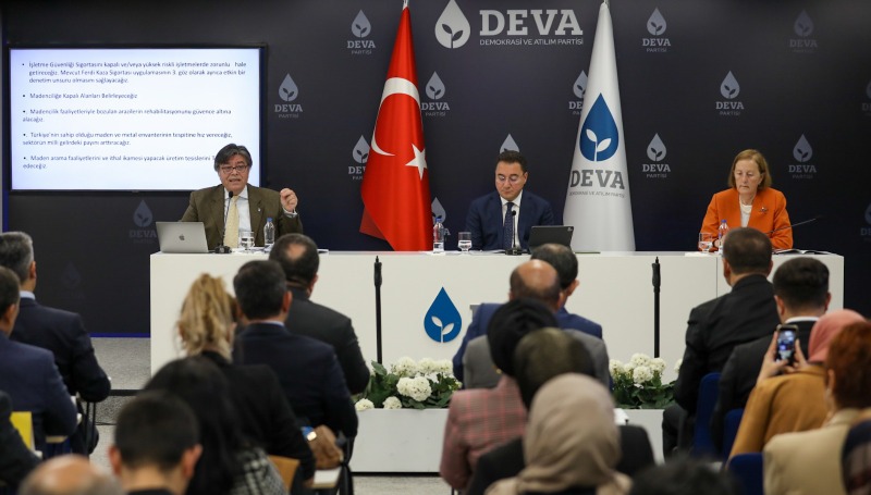 DEVA Partisi’nden ‘Madende Güven, Enerjide Atılım’ Planı