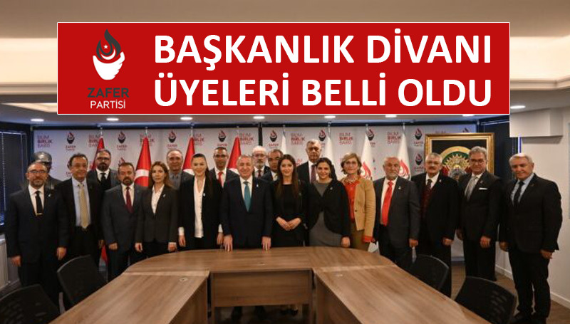 Zafer Partisi A kadrosu belli oldu