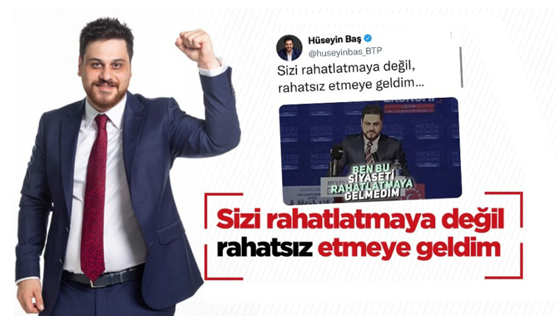 BTP lideri Baş: Ben bu siyaseti rahatsız etmeye geldim!