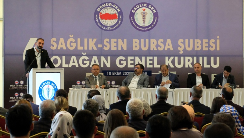 Sağlık-Sen Bursa’da Gökhan Yünkül güven tazeledi