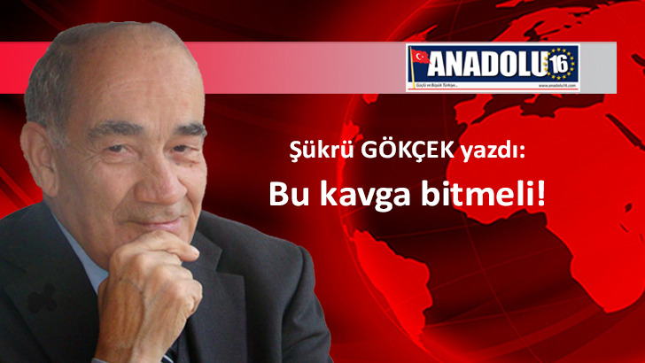 Bu kavga bitmeli!