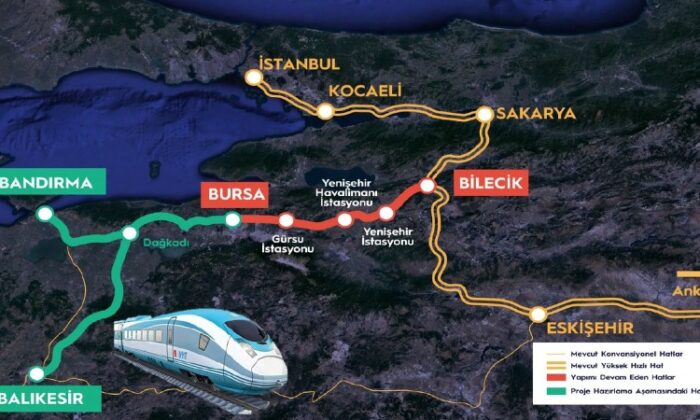 Bursa Hızlı Tren Projesinde sürpriz gelişme!