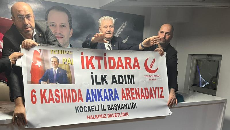 Yeniden Refah Partisi’nden ‘İktidara Yürüyüş’ Manifestosunu
