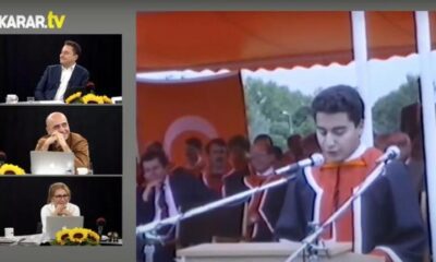 Babacan’a sürpriz: Kendi mezuniyet videosu ile karşılaştı!