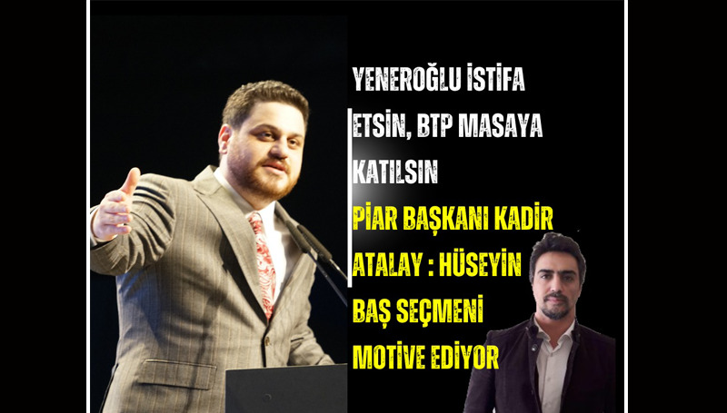 PİAR Başkaı Atalay’dan ‘altılı masa’ değerlendirmesi