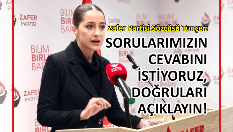 Zafer Partisi Sözcüsü Tunçer: HDP, iktidarla pazarlıkta elini yükseltti