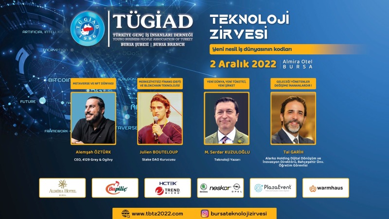 TÜGİAD Bursa Şubesi, ‘Teknoloji Zirvesi’ düzenliyor