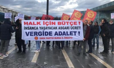 Emek Partisi Bursa’dan ‘asgari ücret’ eylemi