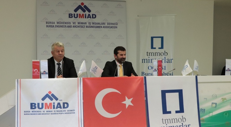 Bursalı mimar ve mühendis iş insanları, Ekonomist Bartu Soral’ı ağırladı
