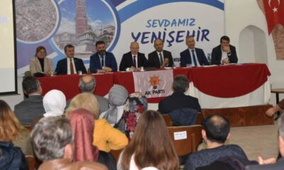Başkan Gürkan, AKP Yenişehir İlçe Yönetimi ile biraraya geldi