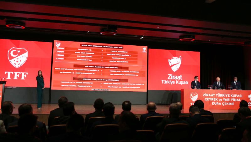 Ziraat Türkiye Kupası’nda Çeyrek Final ve Yarı Final kuraları çekildi