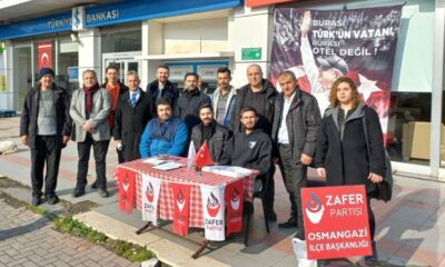 Zafer Partisi Osmangazi İlçe Teşkilatı üyeleri, vatandaşın sesi oluyor