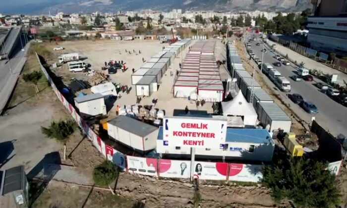 Gemlik Konteyner kenti havadan görüntülendi