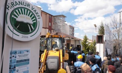 İBB ekipleri, Hiranur Vakfı’nın kaçak yapılarını yıktı 