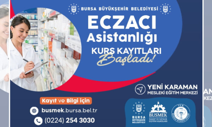 BUSMEK, eğitim zincirine eczacı asistanlığını da ekledi