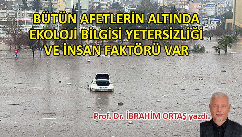 Afetlerin altında ekoloji bilgisi yetersizliği ve insan faktörü
