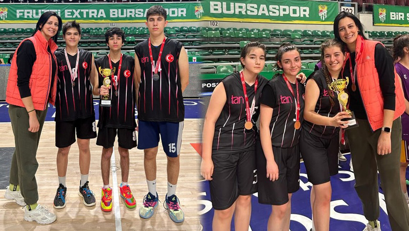 Tan Okulları’ndan ‘3’lü sportif başarı