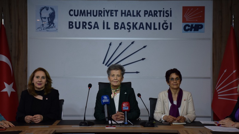CHP Bursa İl Kadın Kolları Başkanı Okumuş’tan ‘kadın’ vurgusu