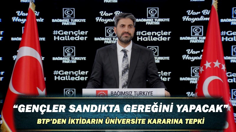 BTP Sözcüsü Polat: Gençler sandıkta gereğini yapacak!