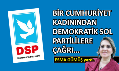 Bir cumhuriyet kadınından Demokratik Sol Partililere çağrı…