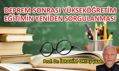 Deprem Sonrası Yükseköğretim, Eğitimin Yeniden Sorgulanması