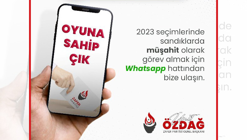 Zafer Partili Esmaül Hüsna Aslan’dan müşahit çağrısı
