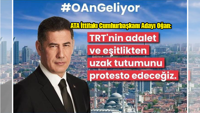 Sinan Oğan, TRT’yi protesto edecek