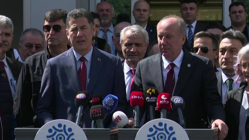 Sinan Oğan, Muharrem İnce ile seçim güvenliğini görüştü