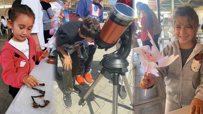 TÜBİTAK Bilim Ekspresi Projesi, Hatay’da çocukların ilgi odağı oldu