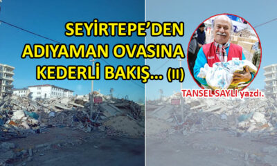 Seyirtepe’den Adıyaman Ovasına Kederli Bakış… (II)