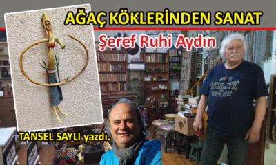 Ağaç köklerinden sanat: Şeref Ruhi Aydın