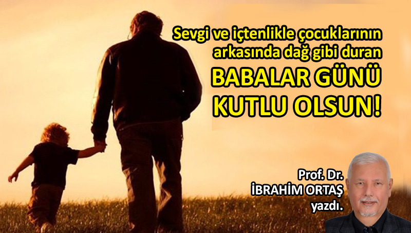 Sevgi ve içtenlikle çocuklarının arkasında duran babalar…
