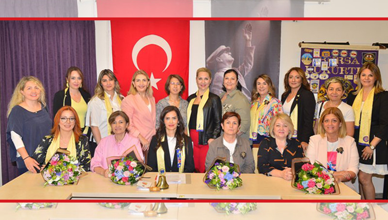 Kükürtlü Lions Kulübü’nde bayrak değişimi