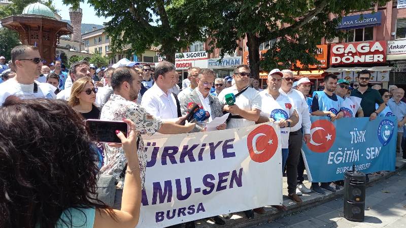 Türkiye Kamu-Sen Bursa’dan ‘zam’ tepkisi