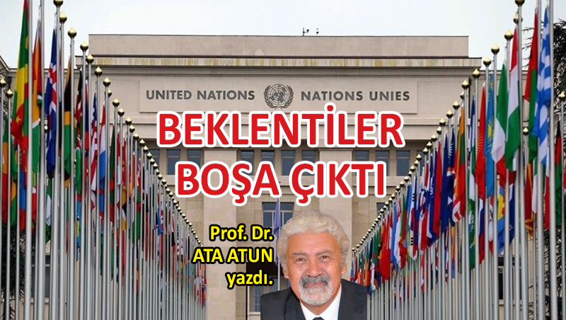 Beklentiler boşa çıktı