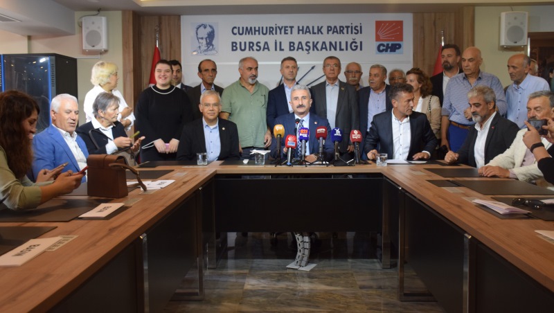 CHP Bursa’dan ‘tezkere’ tepkisi