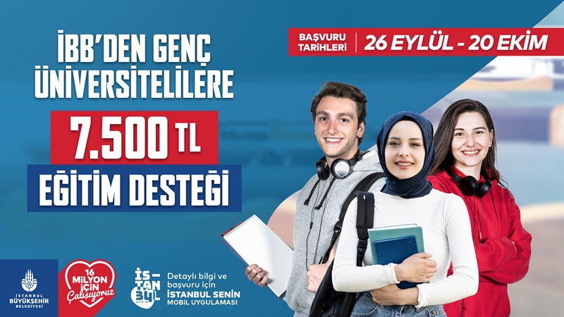 İBB’den üniversiteli gençlere müjde