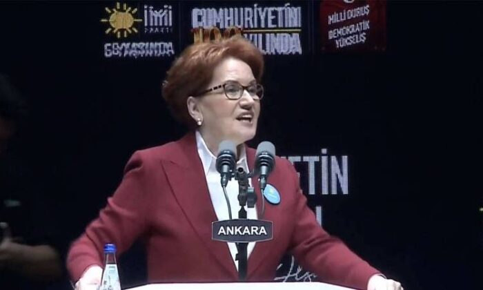 Meral Akşener, Milli Yükseliş Beyannamesi’ni açıkladı