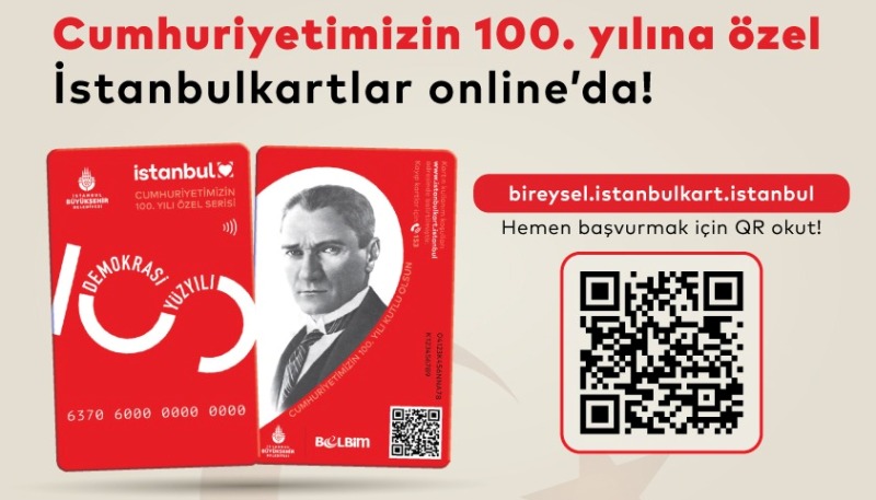 İBB’den 100. Yıla Özel İstanbulkart